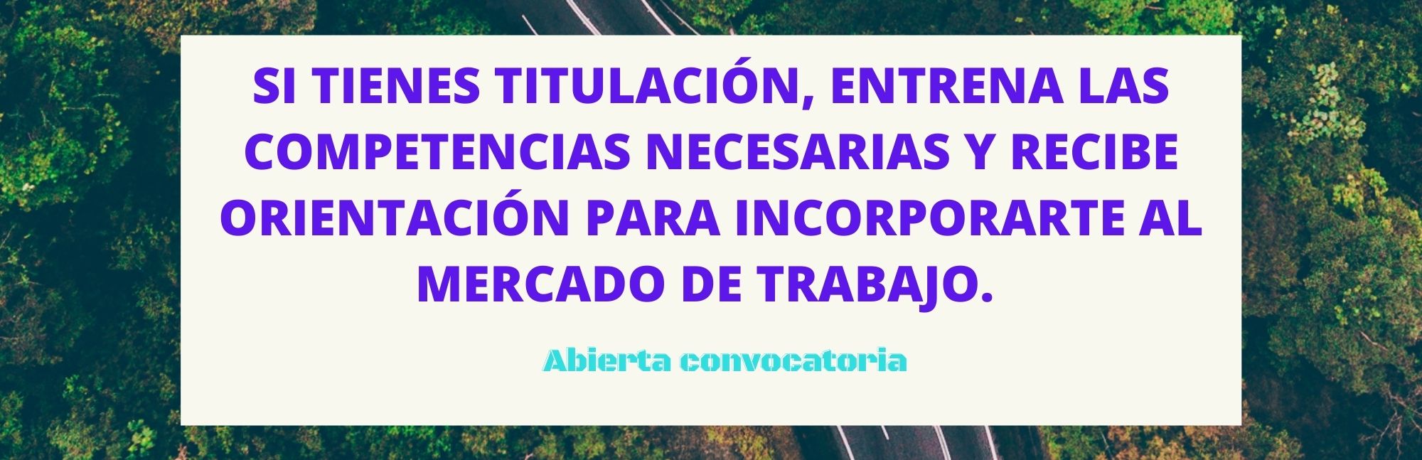 cartel inferior del estand
