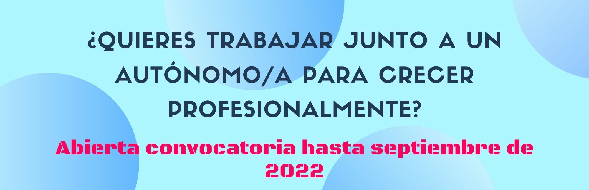 cartel inferior del estand